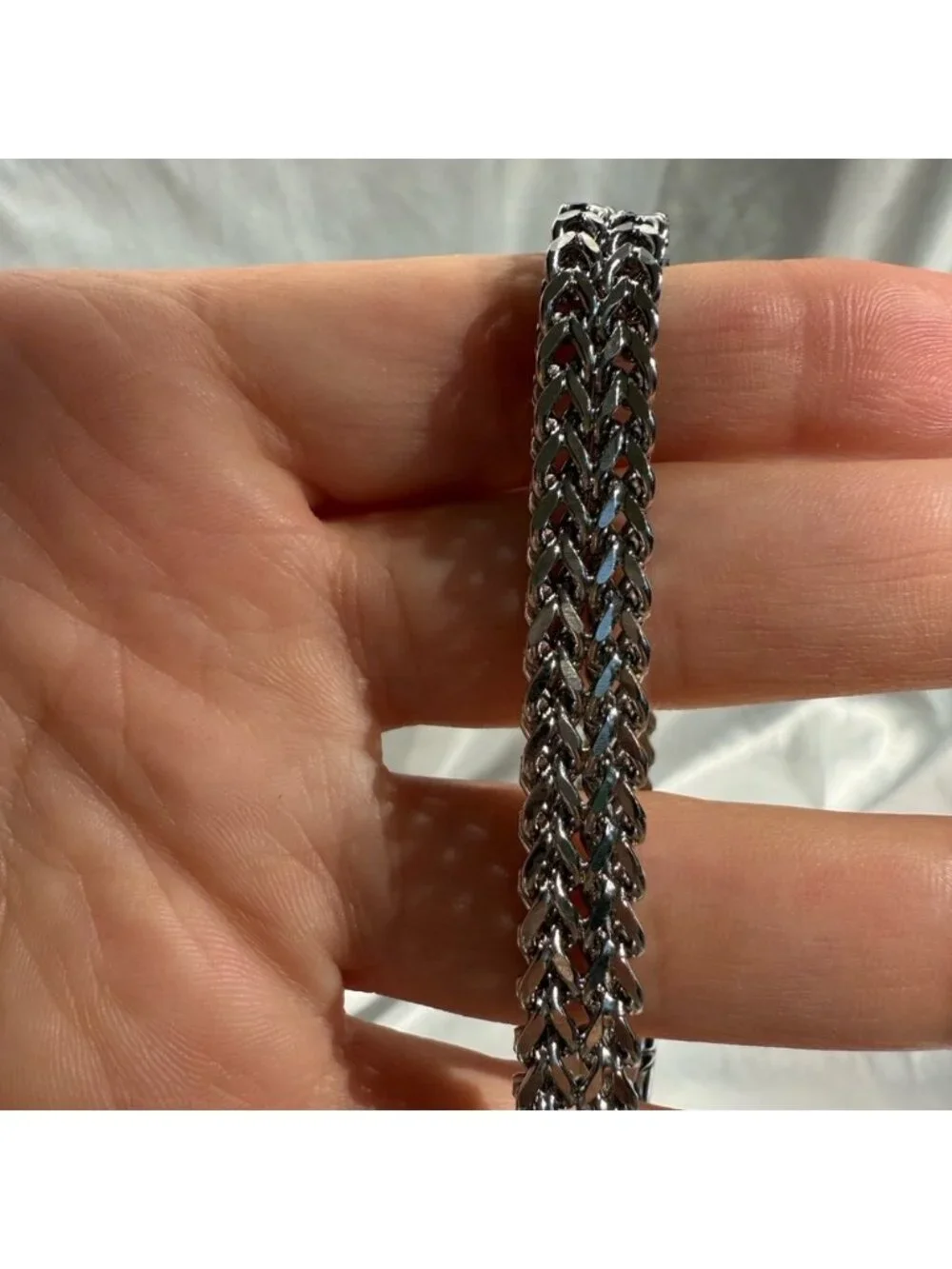 Stainless steel lux Silver Men's Bracelet